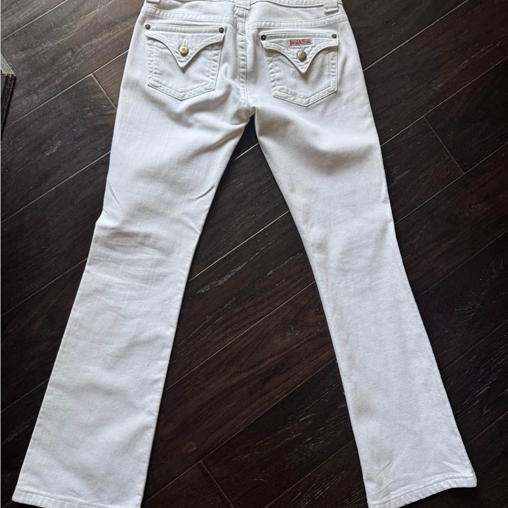 Hudson Jeans White Boot Cut Denim